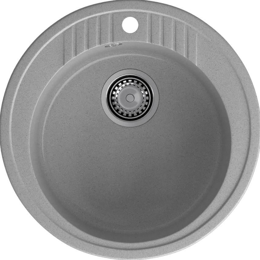 Мойка GranFest мрамор RONDO R-520 (d=520мм) Серый П/ЗАКАЗ