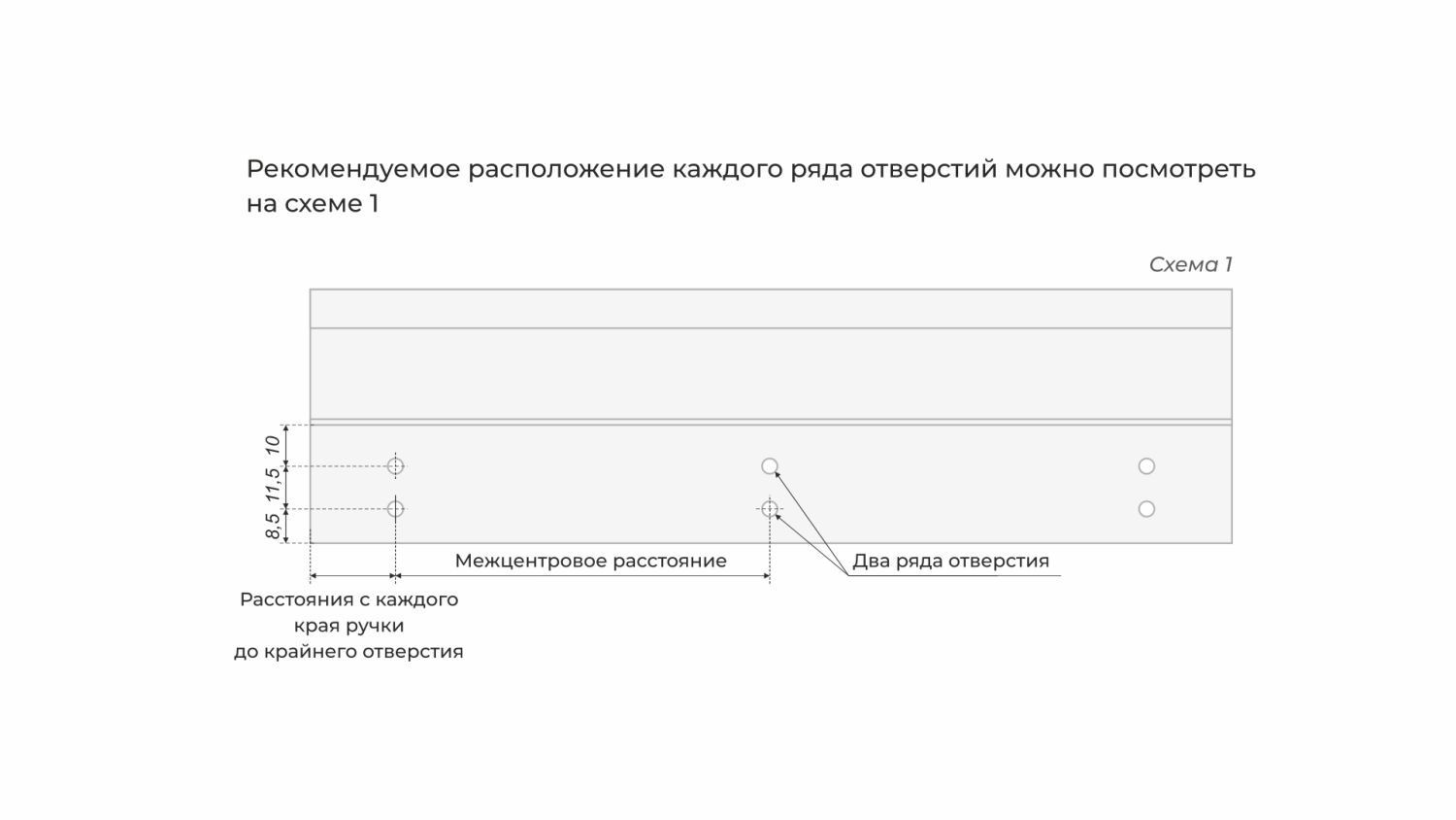 Ручка профильная LEGENDA RP005BL.1/000/3000 (12)