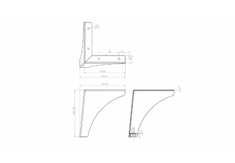Опора регулируемая GRAND N331BL.2/150 (30)
