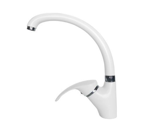 CREMA GR331 Смеситель высокий излив GERDAMIX (белый)