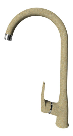 Смеситель для кухни GranFest QUARZ Z-3424, Бежевый