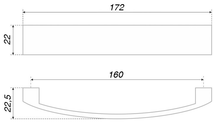 Ручка RS191BN.4/160 (20)