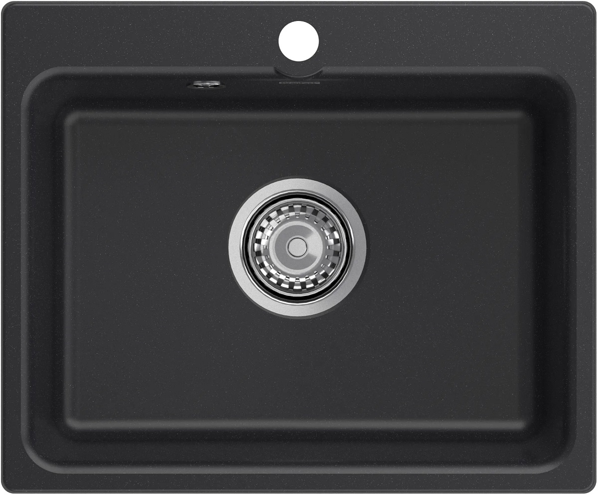 Мойка GranFest Smart SM-520 (520х430мм) Черный (БЕЗ СИФОНА) П/ЗАКАЗ