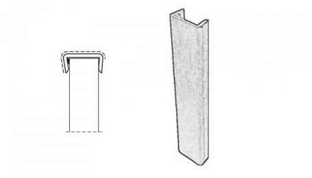 Торцевая заглушка (4 Венге) H-100, шт.
