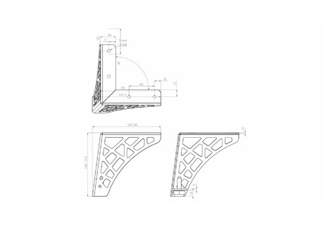 Опора регулируемая VISTA N330BL.2/100 (24)