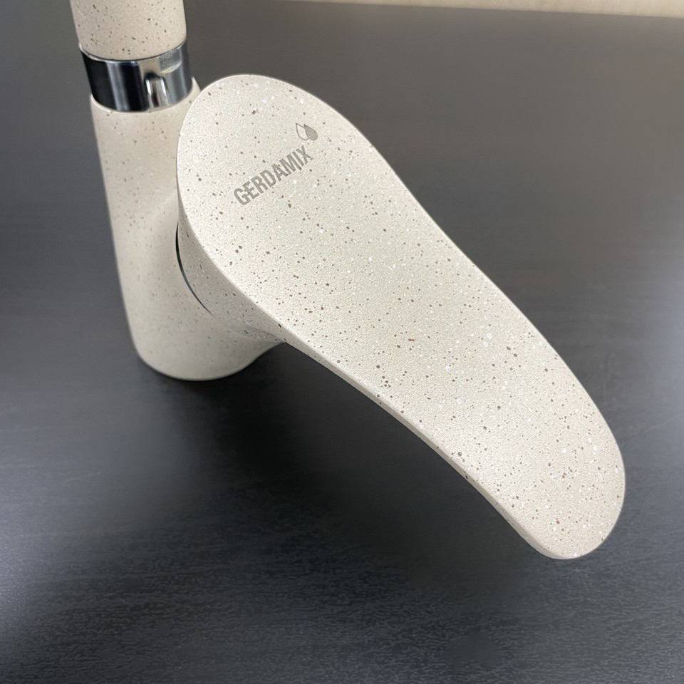 CREMA GR328 Смеситель высокий излив GERDAMIX (бежевый)