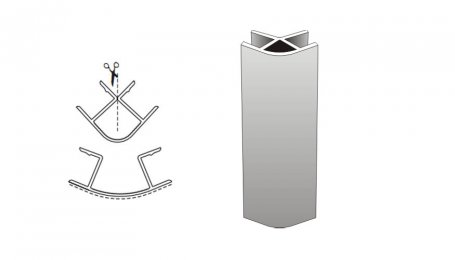 Угловое соединение 90 (11 черный)  ВЫВОД