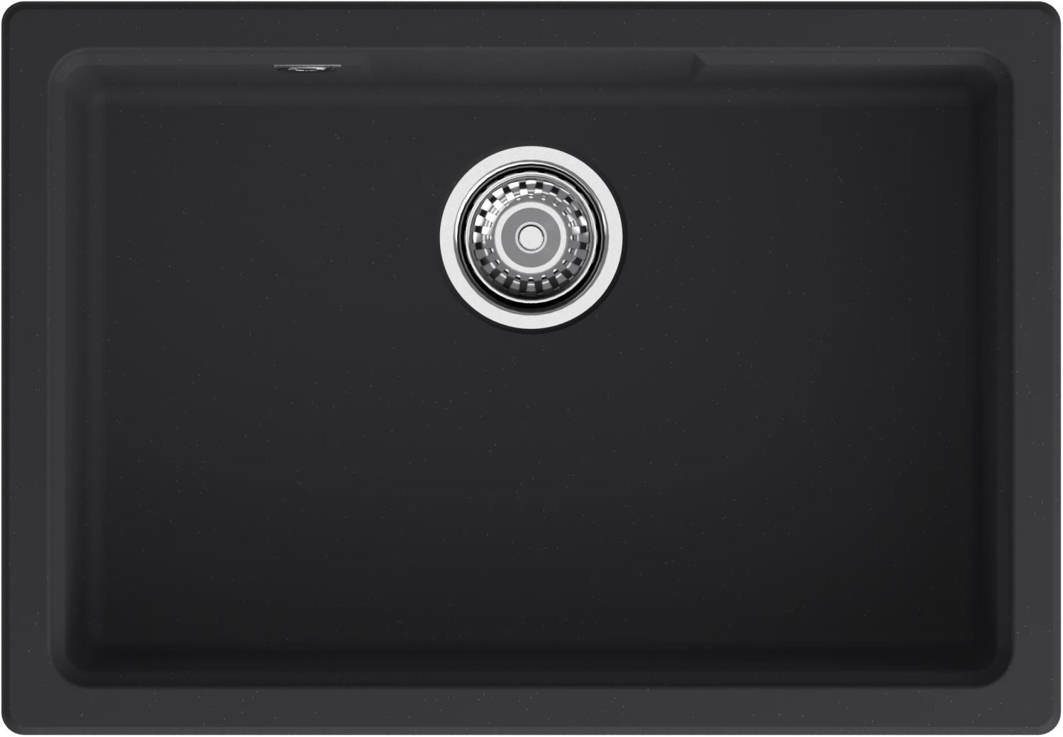 Мойка GranFest URBAN 4565 (450х650мм) Подстольный монтаж, Черный П/ЗАКАЗ