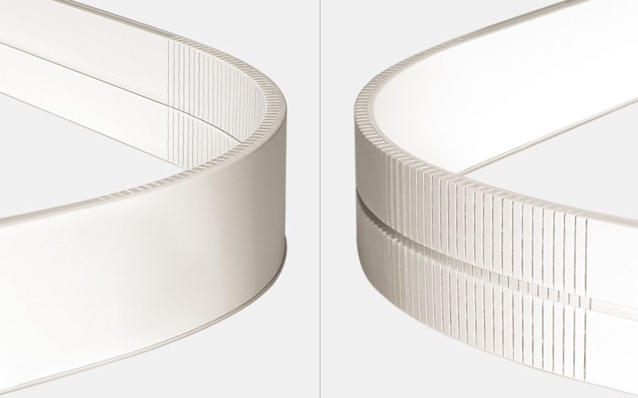 Универсальное закругление (15 дуб беленый) Н-100 ВЫВОД