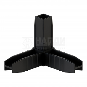 Коннектор 3 (Черный) LK3-10 (50)