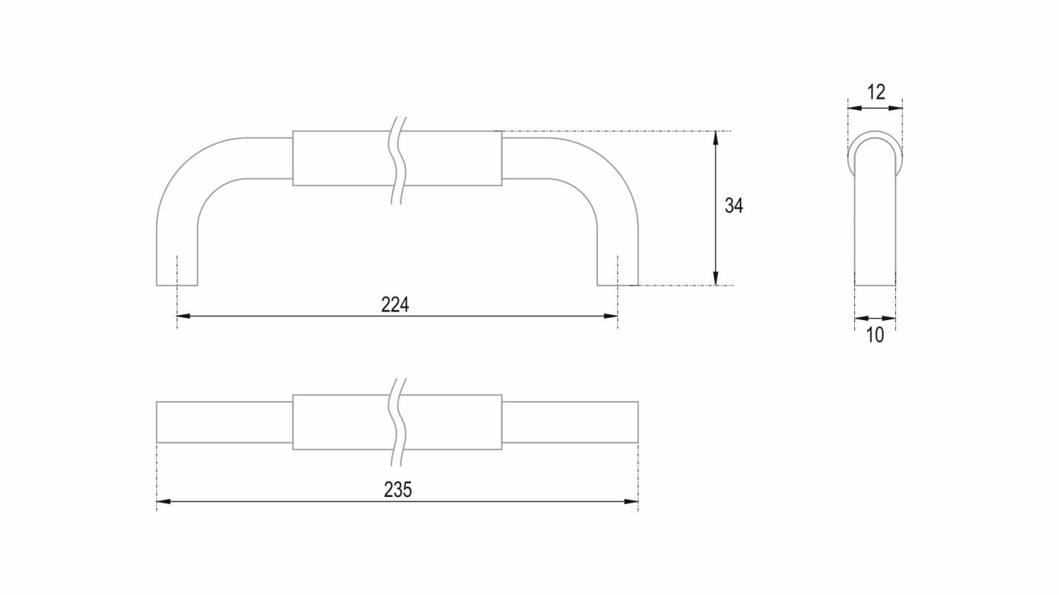 ручка RS048SC/SC.4/224 SLOT (25)